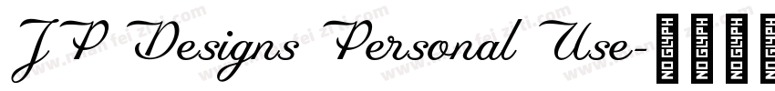 JP Designs Personal Use字体转换